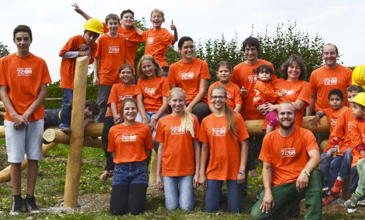 Jungschi Belp Gruppenbild 72 Stunden